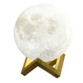 thumbnail image 1 of Nightlight 3d remote control moon lamp patting bedside moon lamp creative atmosphere feeding lighting, 1 of 5