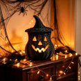 thumbnail image 4 of Seasonal Pumpkin Decor, Witch Hat Shelf Accent, Halloween Arrangement Ornament for Display Corner Spaces, 4 of 9