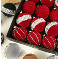 thumbnail image 4 of Bxaolu 16 PCS Velvet Ornaments Balls Sets for Christmas Tree 2.36 inch Flocked Christmas Balls Assortment for Xmas Tree Holiday Decor(Coffee, 2.36"), 4 of 6