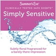 thumbnail image 6 of Summer’s Eve Simply Sensitive Daily Gentle Feminine Wipes, pH Balanced, 32 count, 6 of 8