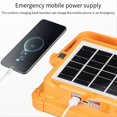 thumbnail image 2 of LED Solar de 6000 W, Recargable, para Emergencias, para Acampar, para Exteriores, Impermeable, Portátil, 6000 W, 2 of 5