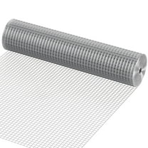 KFFKFF Metal Mesh, 1/2 inch 24in x 25 ft 19 Gauge, Thermally Immersed Zinc-Coated Wire Roll, Poultry Netting, Wire Grid for Bunny Enclosures, Horticulture, Petite Vermin