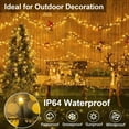 thumbnail image 6 of PMMIPNW Christmas Lights 108ft 300 LED, Connectable Outdoor Christmas Lights Remote Controll with 8 Modes Timer for Home House Patio Xmas Tree Decor (Warm), 6 of 8