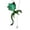 Green, variant on Red Dragon Suncatcher for Window, Stained Glass Style Hanging Pendant with Crystal Chain for Home Garden Wall Decor 7.87in
