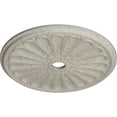 thumbnail image 3 of 31 1/2"OD x 3 5/8"ID x 1 1/2"P Kirke Ceiling Medallion (Fits Canopies up to 3 5/8"), Hand-Painted Pot of Cream Crackle, 3 of 6