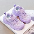 thumbnail image 4 of Girls Sneakers Mesh Platform Basketball Shoes Elegant Pearl Princess Dress Shoes Lace up Lightweight Tennis Shoes Purple 3.5 Big Kid, 4 of 7