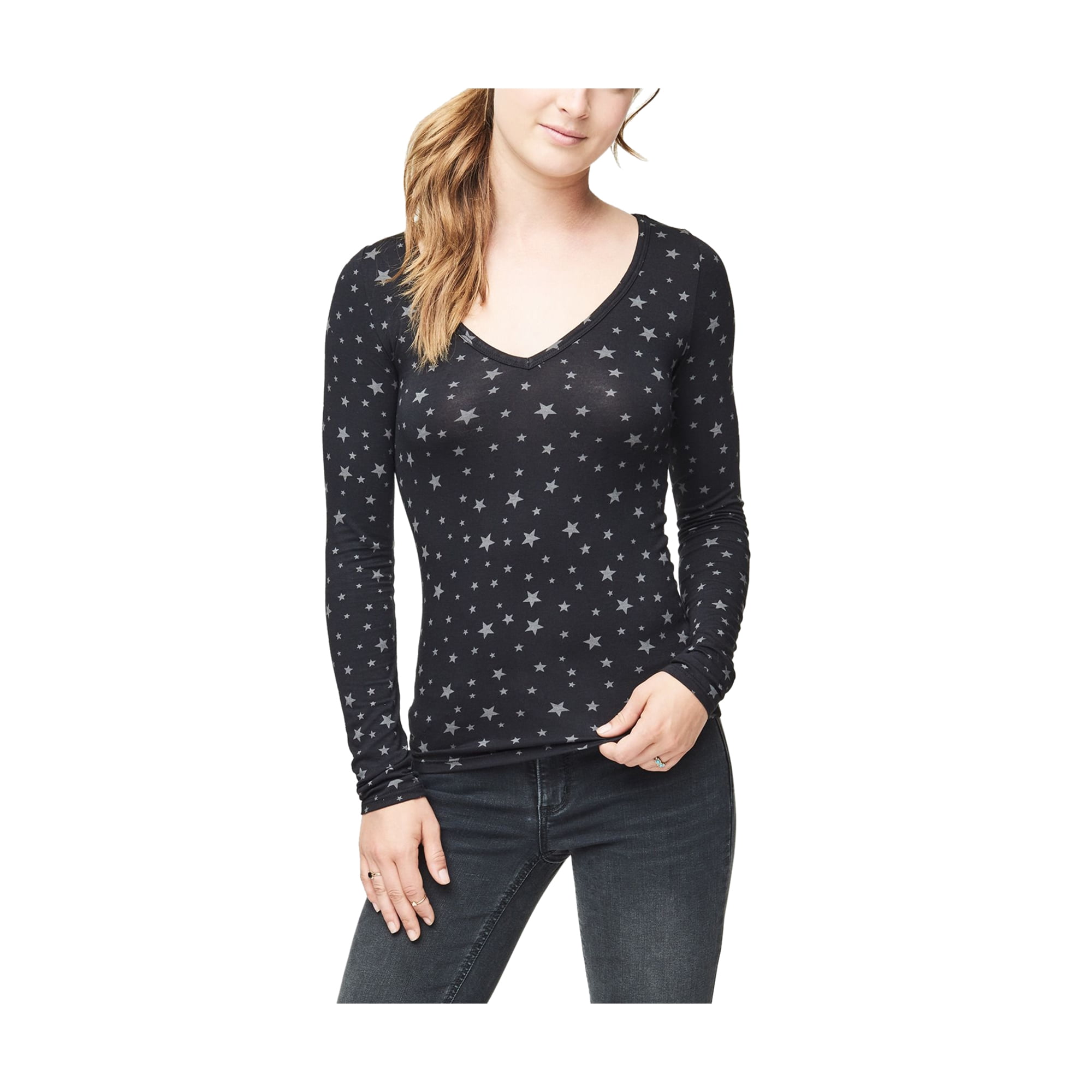 AEROPOSTALE Womens Seriously Soft Starry Graphic T-Shirt