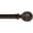 Bronze Gold, variant on eTeckram 5/8" Single Curtain Rod with Boule Finials,Pewter,28‘’-48‘’