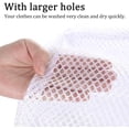 thumbnail image 4 of 4 Pcs Mesh Laundry Bags with Drawstring, 4 Sizes Laundry Net Bag Reusable Laundry Bags Baskets Mesh Bag, 4 of 4