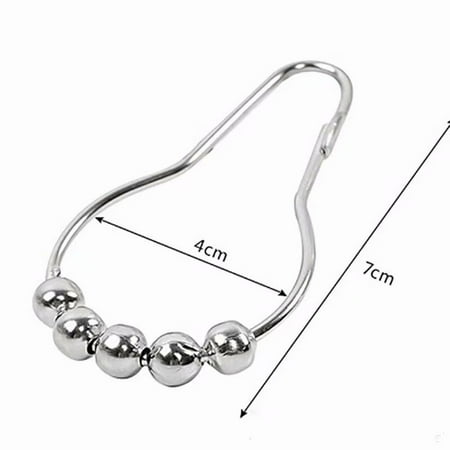 Easy Install Rustproof Shower Curtain Hooks Stainless Easy Install Rustproof Shower Curtain Hooks Stainless Steel Rings Glide For Curtains Rods