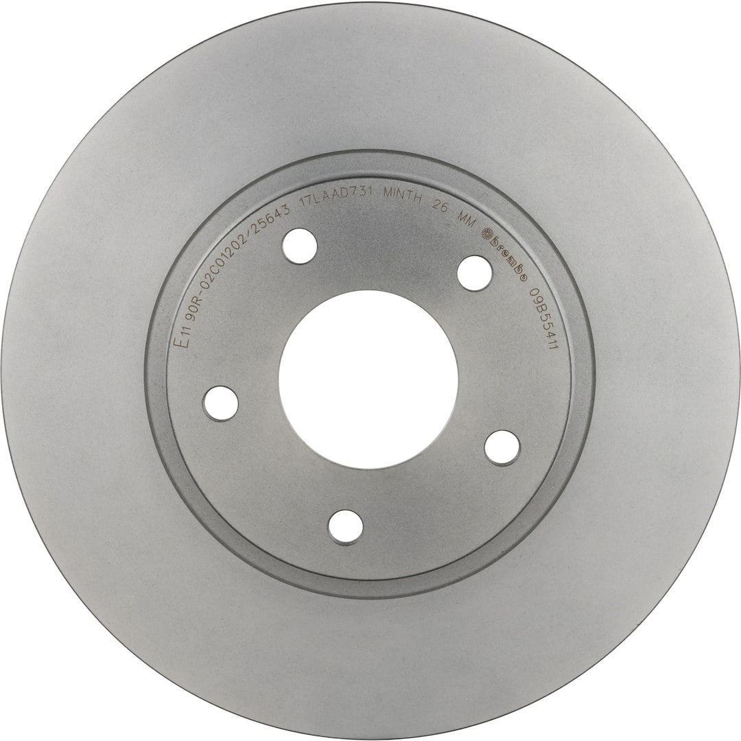 Brembo KT00518; Brake Kit; Ceramic Brake Pads; 290 Millimeter UV Coated Vented High Carbon Cast Iron One Piece Rotor; With Rotors/ Pads/ Pad Wear Sensor/ Mounting Hardware