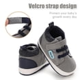 thumbnail image 3 of Baby Shoes Boys Girls Infant Sneakers Non-Slip Rubber Sole Toddler Crib First Walker Shoes, 3 of 6