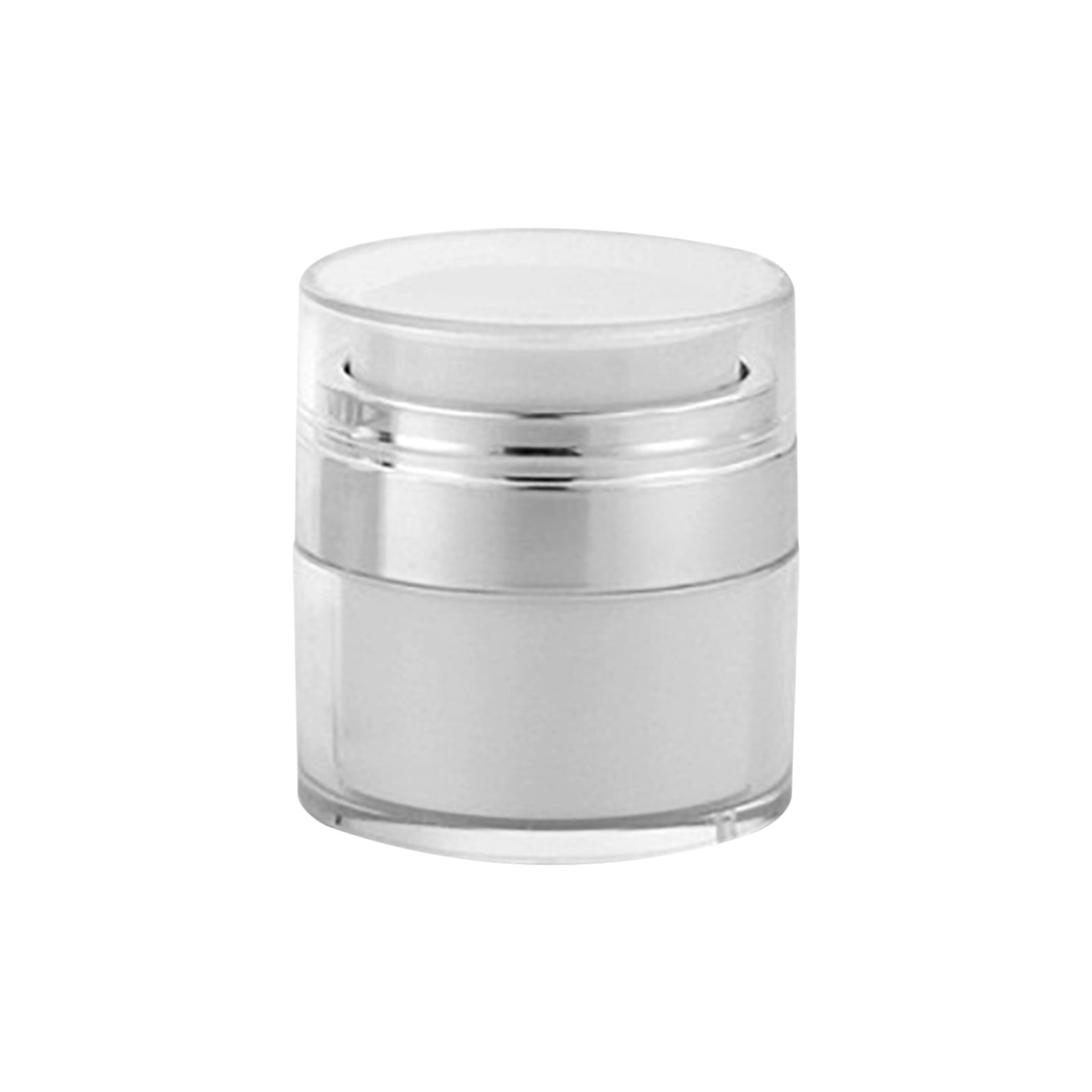 Airless Pump Jars,Empty Acrylic Makeup Cosmetic Jar Containers with