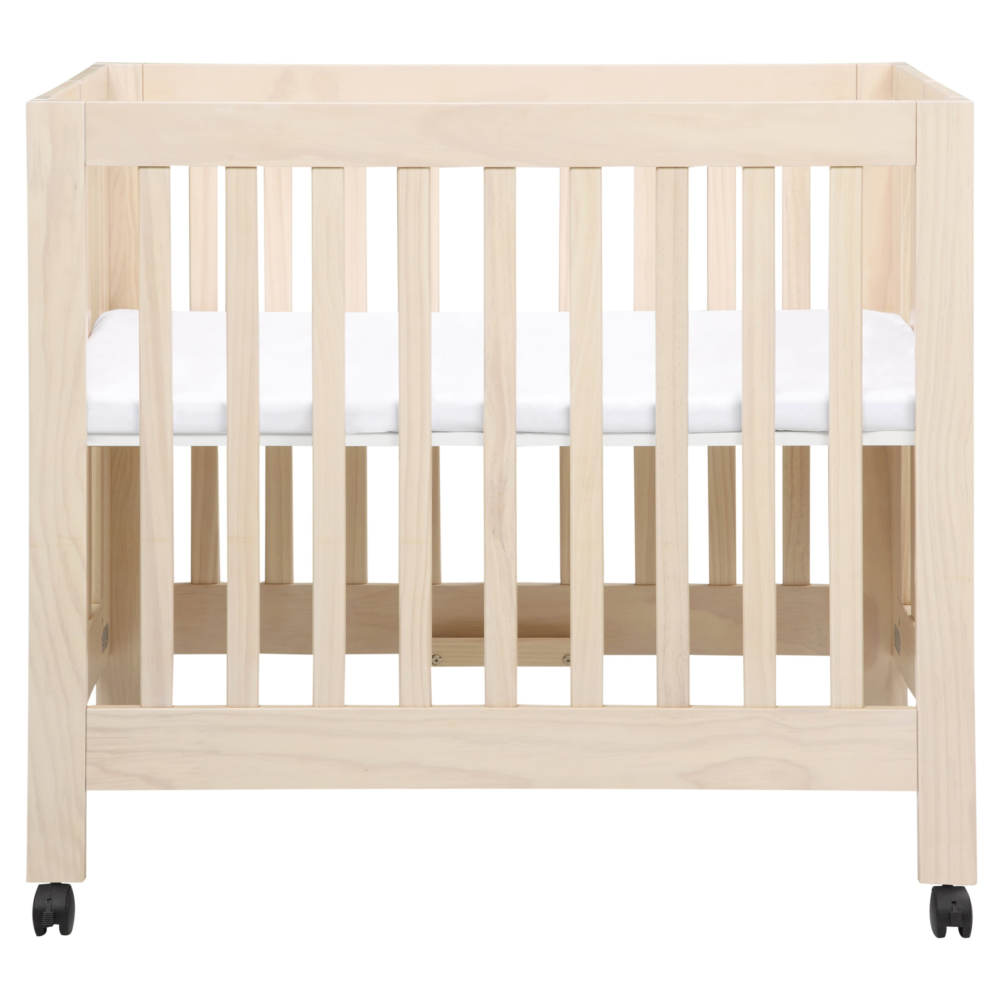 babyletto origami mini crib natural