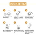 thumbnail image 4 of Réchaud à Alcool Portable en Acier Inoxydable, Brûleur à Alcool Léger en Laiton pour Bbq, Camping, Randonnée, Pique-Nique en Plein Air, 4 of 10