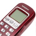 thumbnail image 2 of KXT333CID Corded Wall Phone Multifunction Retro Wall Mountable Telephone with LCD Display for Hotel Home Office(Red ), 2 of 4