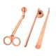 thumbnail image 2 of 3PCS Vela Mecha Trimmer Snuffer Dipper Cutter Extinguir Kit De Herramientas De Oro Rosa Sunnimix apagavelas, 2 of 8