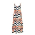 thumbnail image 2 of Vestidos de Verano con Cuello en V para las Mujeres 2025 Imprimir Vestido de Cuello Redondo sin Mangas Vestidos Largos Casuales, Ligeros Y de Moda, 2 of 6