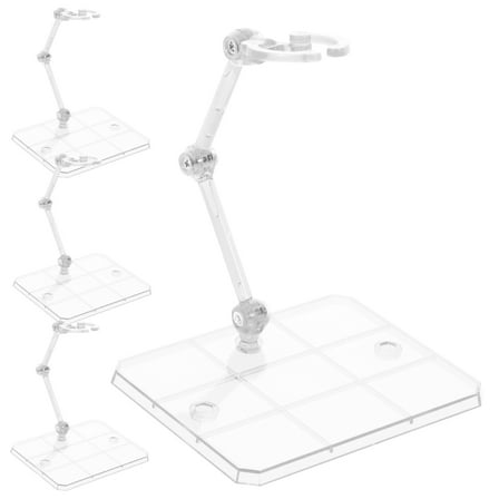 MERRYHAPY  Clear Adjustable Action Figure Display Stand for Collectors 4pcs