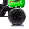 thumbnail image 2 of 24v Ride on Toys Two-seater UTV, with Automatic Tipping Bucket, Rear wheel Suspension, Slow start, LED light,USB, Bluetooth Music, Electric Car for Kids Ages 3-8, Green, 2 of 7