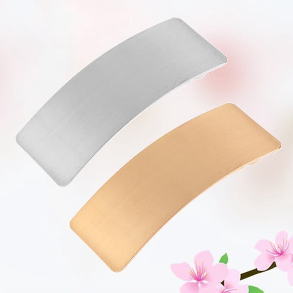 PAMINGONO 2Pcs Curving Hair Clamp Alloy Hairpins for Photo Props and Formal Occasions