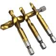 thumbnail image 4 of Juego de brocas para grifo kusrkot 6 Piezas Combinación de Brocas de Taladro Corte en Metal Blando, 4 of 8
