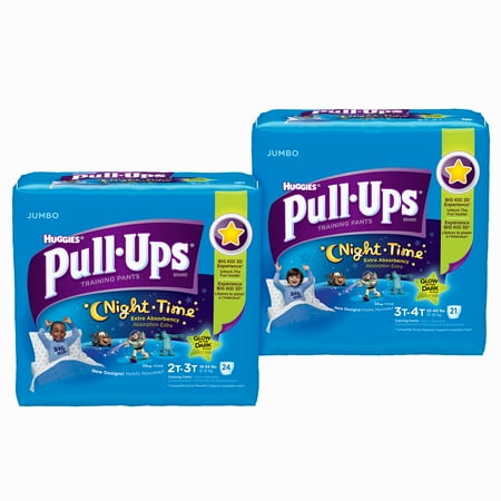HUGGIES Pull-Ups Nighttime Training Pants (Choose Your Size)