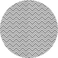 thumbnail image 1 of Ahgly Tapis Rond Lavable en Machine Intérieur Transitionnel Gris, 5 Pieds Rond, 1 of 7