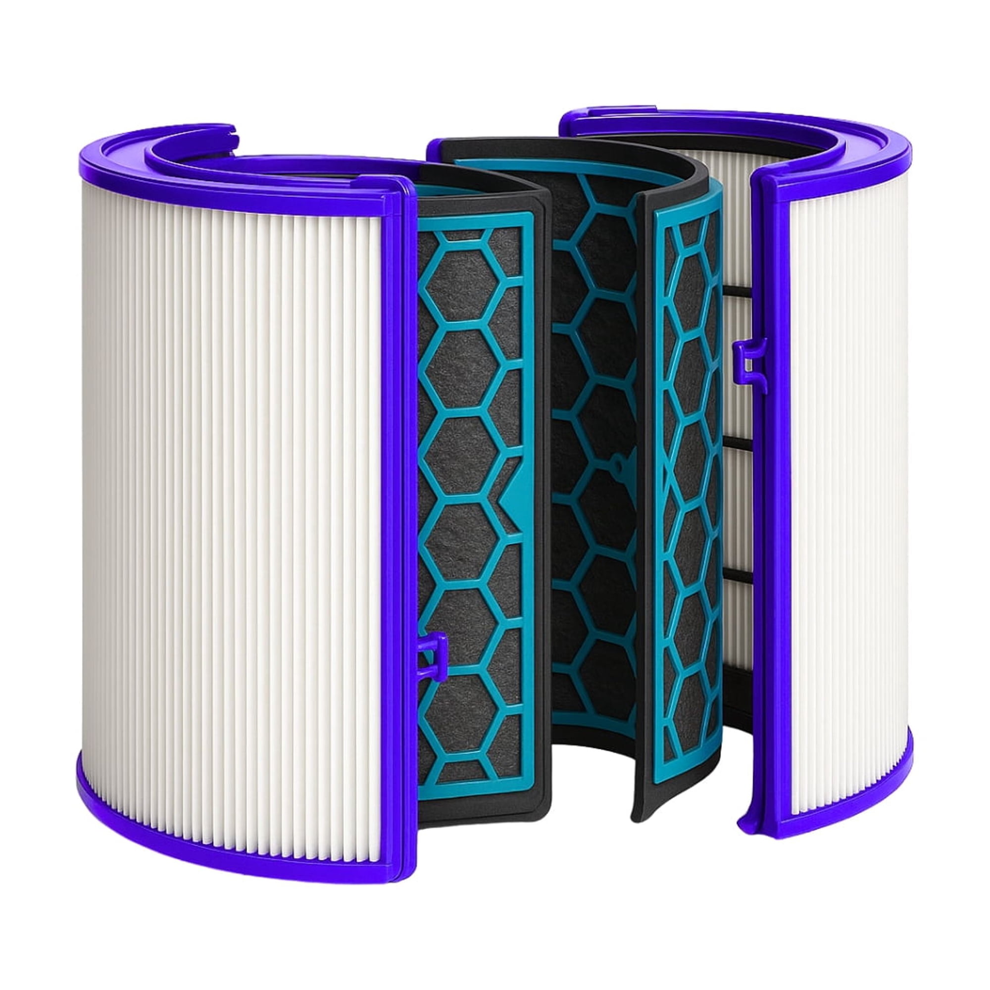 Nispira HBP04 2-IN-1 Replacement Filter | Compatible with Dyson Air Purifier HP04 HP06 HP07 HP09 HP10 HP4B TP4A TP7A TP04 TP06 TP07 TP09 TP10 PH01 PH02 PH03 PH04 PH3A 970341-01 | 1 Pack
