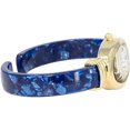 thumbnail image 2 of Blekon Collections Women's Round, Oval, Rectangle Case Shapes Acrylic Tortoise Shell Color Design Cuff Bangle Watch, 2 of 6