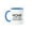 Blue/White, variant on 3drose, Honk If You Love Peace and Quiet, 11oz Two-tone Blue Mug