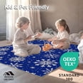 thumbnail image 4 of ODIKA 3'x5' Machine Washable Non-Slip Area Rug, Arctic Seasonal Hearth Embellishment High Traffic Rug, Blue, 505320, 4 of 5