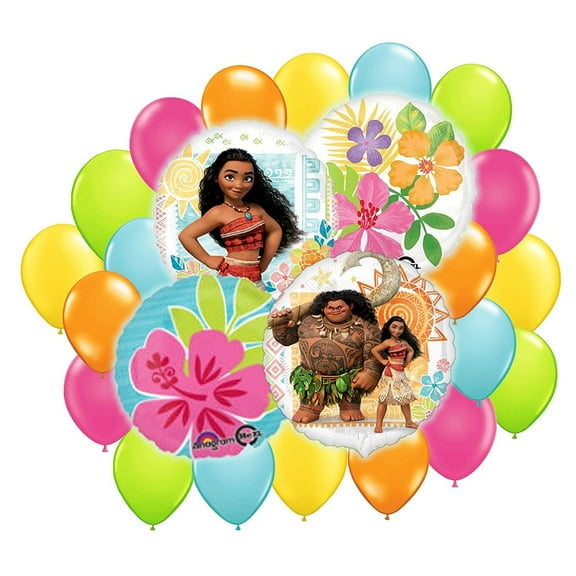 Disney Moana Balloon Bouquet Decoration Kit 24pc