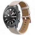 thumbnail image 2 of Leather Replacement Band for Garmin Venu Sq Series 20mm Rose Gold Buckle Strap, 2 of 4