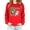 Red Sweatshirt, variant on Six Seven Trendy Sweatshirt for Women, Men and Youth Trendy 6 7 Holiday Sweater Black Sweatshirt Adult Large