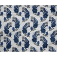 thumbnail image 4 of oneOone Polyester Lycra Fabric Leaves & Floral Block Printed Fabric 1 Yard 56 Inch Wide, 4 of 4