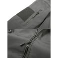 thumbnail image 3 of TACVASEN Male Lightweight Winter Jacket Fleece Lined hooks and loops Hunting Hoodie Gray L, 3 of 8