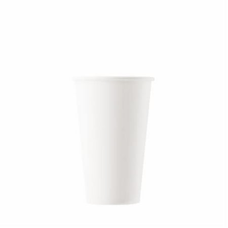 [1000 COUNT] 16oz White Disposable Paper Cups - Hot Drinks Water Coffee ...