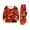 Kids, variant on Family Matching Pajamas, Matching Family Pajamas, Halloween Matching Family Pajamas Red Holiday Print Long Sleeve 2 Piece Pj Set Warm Sleepwear Nightwear Loungewear Winter Festive Family Photos