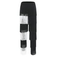 thumbnail image 4 of Doomiva Fringe Latin Dance Pants for Women Elastic Waist Dancing Trousers Black&White 3XL, 4 of 6