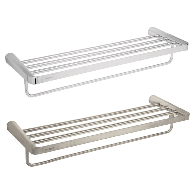 Toallero repisas portatoalla Foset RIA-78N Satinado