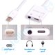 thumbnail image 2 of SatelliteSale Adaptador Universal de Cargador USB Tipo C a Conector Auxiliar de 3,5 Mm y USB Tipo C, Convertidor Macho a Hembra., 2 of 5