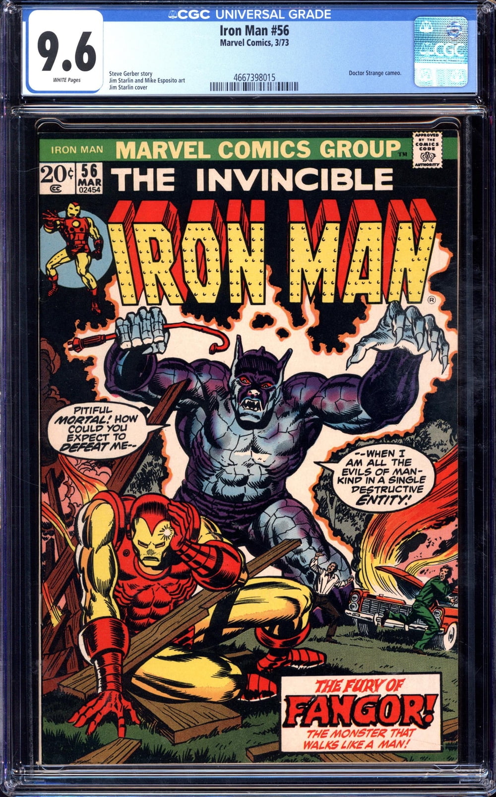 Iron Man #56 - CGC 9.6 Comic Book