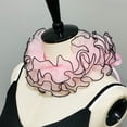 thumbnail image 2 of Women Victorian Neck Ruffle Collar Elizabethan Organza Ruffle False Collar Women's Blouse Collar Detachable Clown Choker for Party, 2 of 7