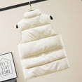 thumbnail image 4 of FNFHFY Puffer Vest for Women Drawstring Waist Sleeveless Padded Coat Puffy Waitcoat Gilet Winter Fall Casual Thermal Outerwear Vests, 4 of 6