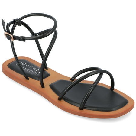 

Journee Collection Womens Farron Tru Comfort Foam Buckle Flat Sandals