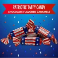 thumbnail image 5 of Patriotic Taffy Candy, Chocolate Flavored Caramels, USA Flag Colors, 2-Pounds, 5 of 6