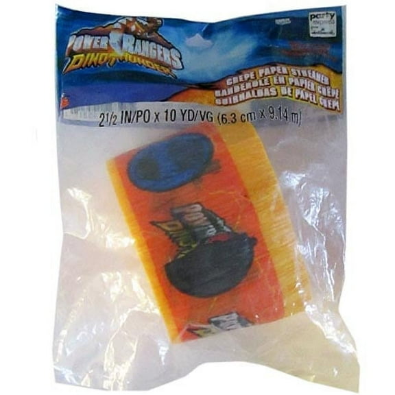 Power Rangers 'DinoThunder' Crepe Paper Streamer (30ft)
