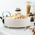 thumbnail image 3 of Round Seasoning Shelf Rotating Storage Rack Kitchen Seasoning Rack Cosmetics Tray, 3 of 7