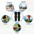 thumbnail image 3 of Unique Bargains 1 Pair Knee Brace Protection Sponge Knee Pads Breathable Knee Support for Men and Women Black Size L, 3 of 7